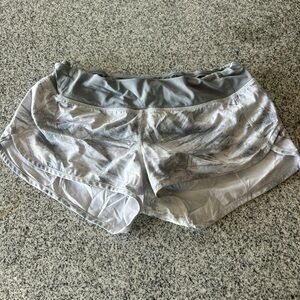 Grey Lululemon Running Shorts